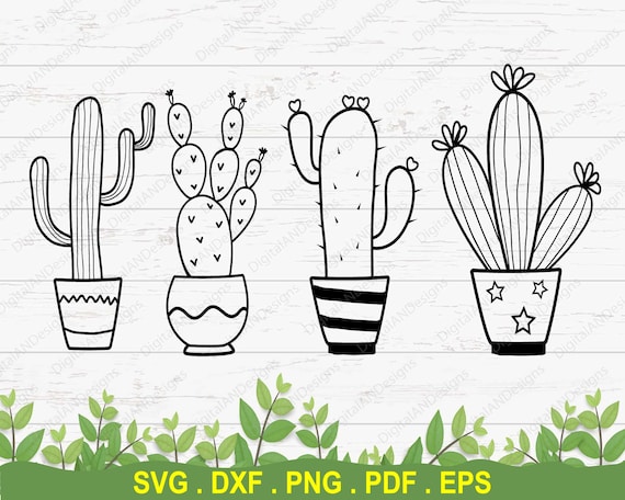 Free Free Cactus Outline Svg 461 SVG PNG EPS DXF File