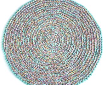 Round placemat 30cm, bamboo linen doily