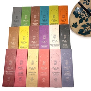Naturliga brasilianska rökelser 18 dofter, Inca Aromas rökelser, gör ditt eget paket rökelser, provpaket