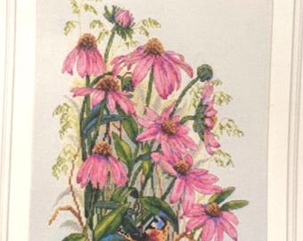 Cross stitch kit "Summer bouquet", 140x180stitches
