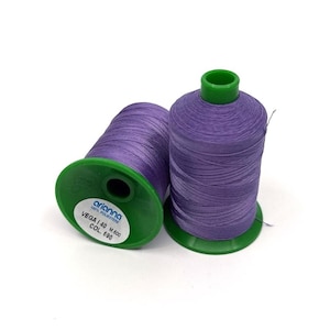 Arianna VEGA Italian yarns for tatting (frivolite technique), polyester yarn for Jewellery, Shuttle Needle Tatting, Thread for Tatting Lace lavender (690)