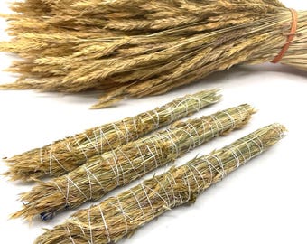 Sweet Vernal Grass smudge, Anthoxanthum odoratum smudge, natural incenses