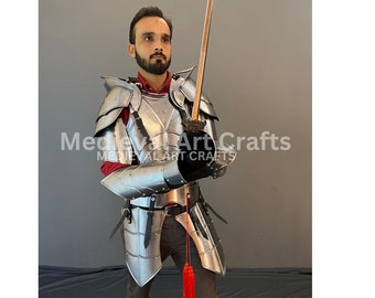 Medieval Knight Armor, functional Armor, Larp Armor Costume, Cosplay, Sca, Larp Armor, Gift ITEM.