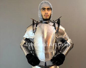 Medieval Knight Armor for Brave Warrior, Armor Costume, Cosplay, Sca, Larp Armor, Halloween Gift