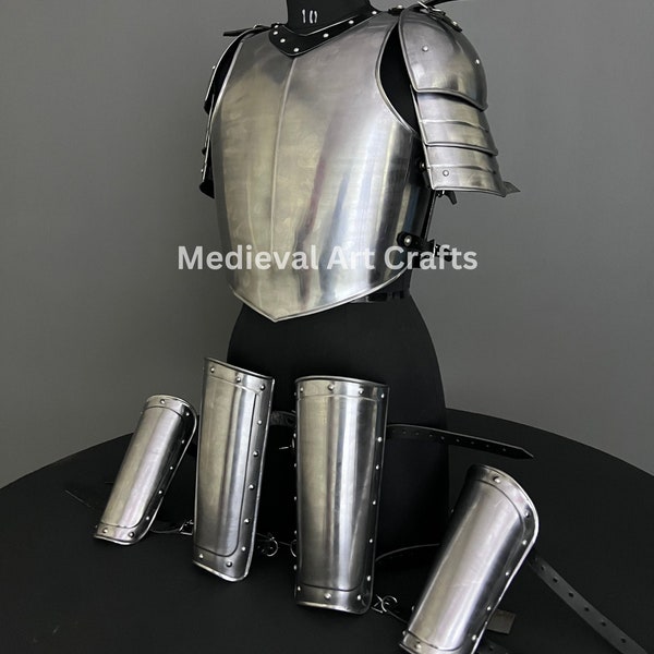 Medieval Knight Lady Armor, Fantasy Female Armor Costume, Cosplay, Larp Armor, Gift item.