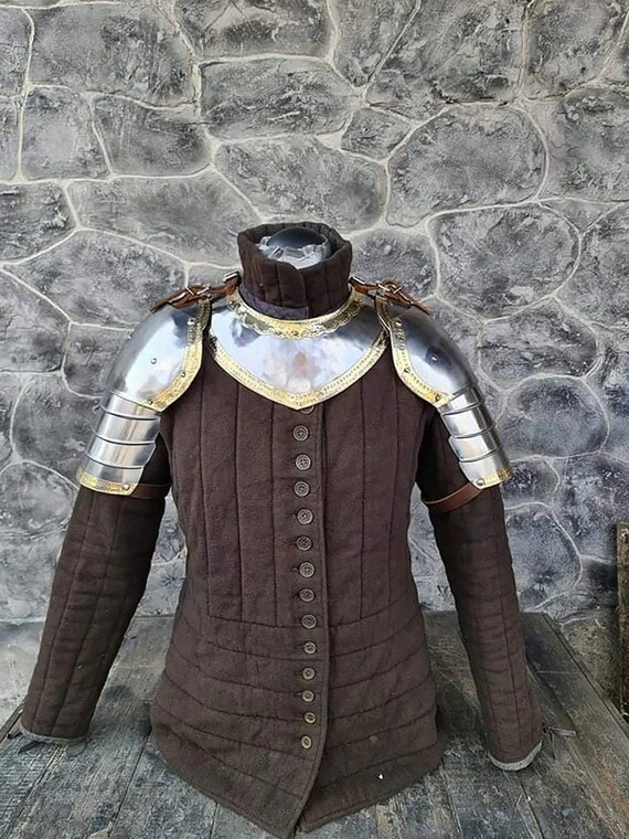 Hussar Shoulder Armor Armor Pouldron Cosplay Sca Etsy