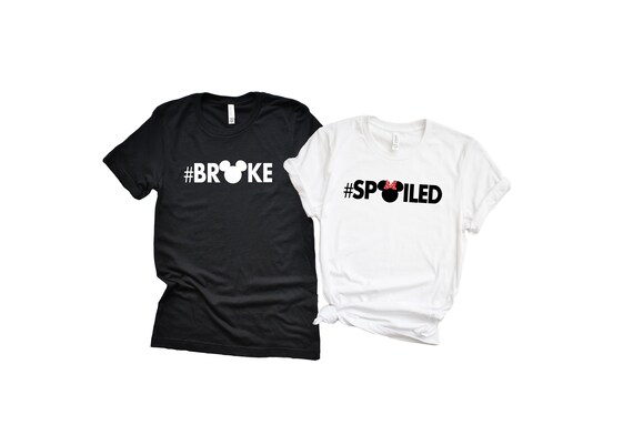 spoiled broke disney shirts