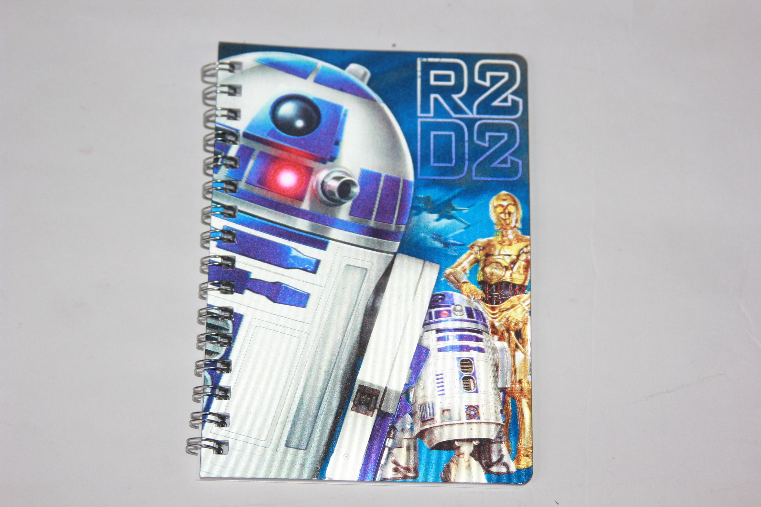 Star Wars Spiral Notebook R2D2 Cp30 3D Journal 50 Pages Etsy