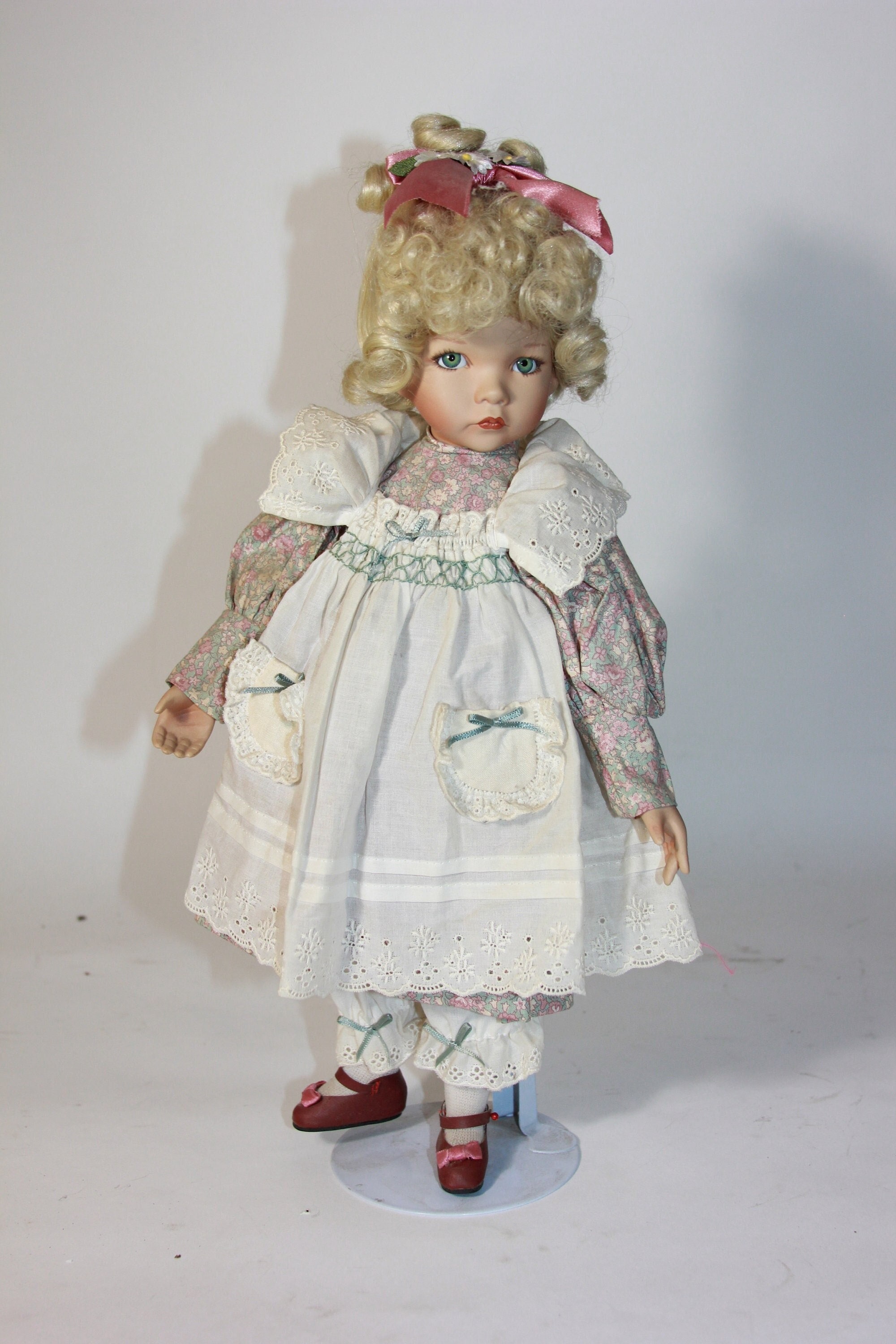 Vtg Dianna Effner Porcelain Doll 15 Vtg Dianna Effner Porcelain Doll 15