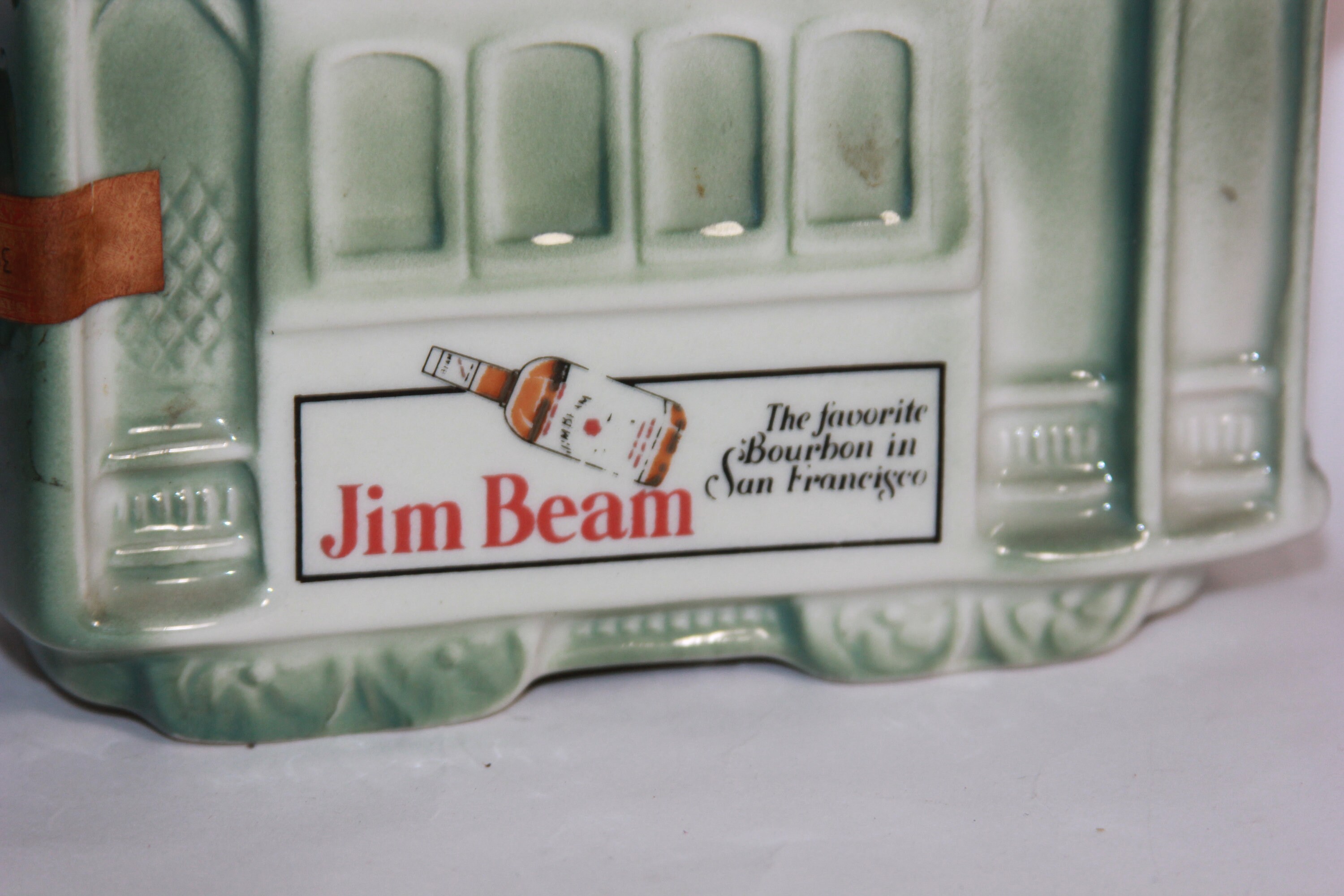 1968 Jim Beam Trolley Car Decanter San Francisco Empty Regal Etsy