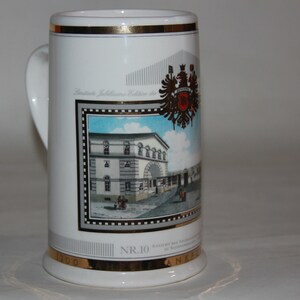Vtg German Beer Stein Mug 1994 Frankfurt am Main German Beer Stein Motiv Nr.10 Jubiläumskrug Mug Gift German Gift Bar Decor Drinking Gift