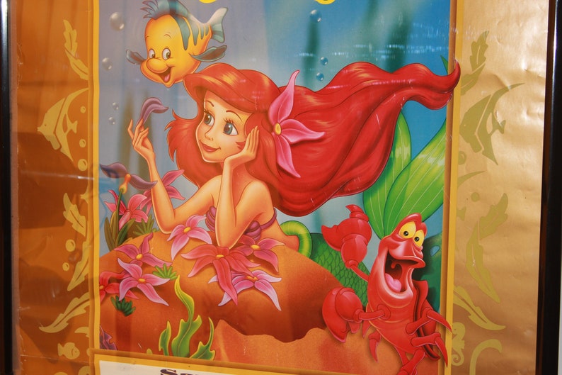 The Little Mermaid Video Release Disney's Masterpiece Poster 26x40 ...