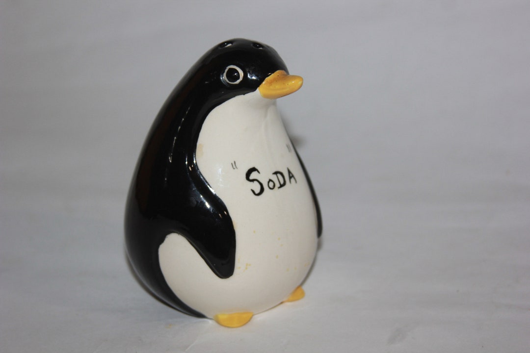 Rare Vtg Baking Soda PENGUIN Refrigerator Baking Soda Holder Etsy