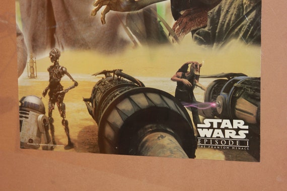 1999 Star Wars Episode 1 the Phantom Menace 17x22 Poster