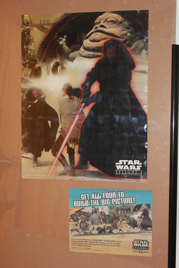 1999 Star Wars Episode 1 the Phantom Menace 17x22 Poster
