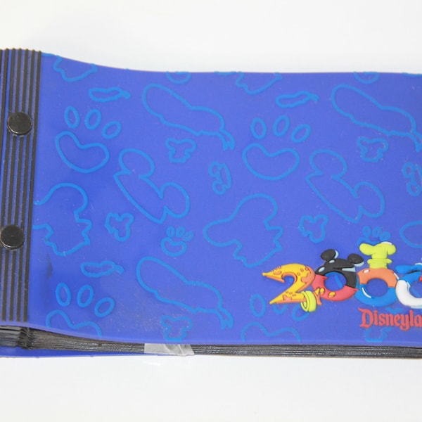 Vintage Disney 2000 Disneyland Resort Photo Album book Mickey Mouse Pawprint Donald Duck Goofy Pluto - Disney Knick Knack - Disney Kids Book