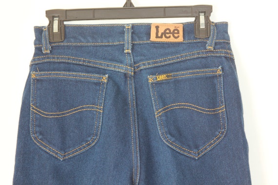 MR NEARLY★Vintage Fold Over Straight Embroidered Jeans MR19 Vintage 1980s Fold Over Jeans, High Waisted Jeans, Acid