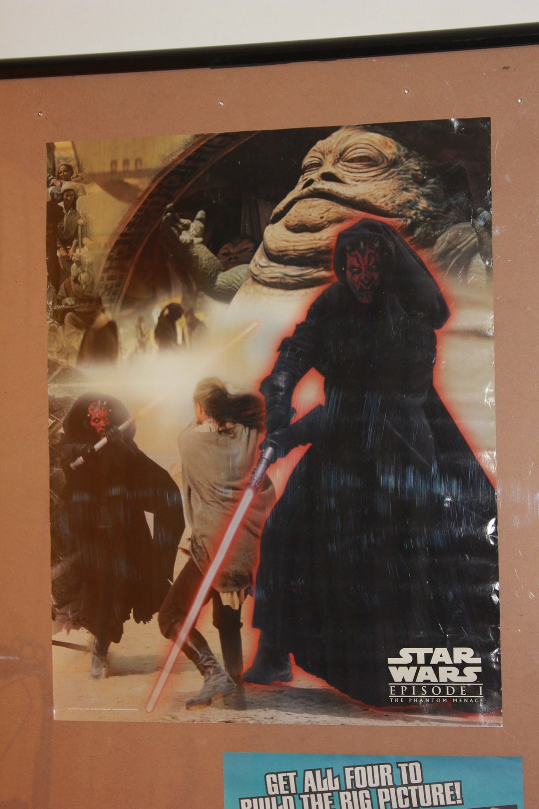 1999 Star Wars Episode 1 the Phantom Menace 17x22 Poster Darth