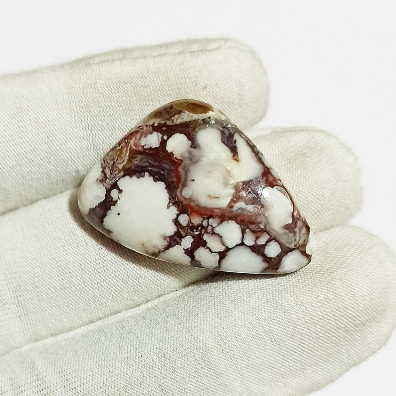 Gorgeous Wild Horse Jasper Cabochon Top Grade Wild Horse Gemstone High Quality Fancy Shape 26.00 Ct 29x20x6 mm Loose Gemstone