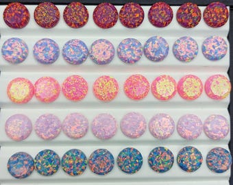 Faceted 12mm Round Bello Opal Gemstone