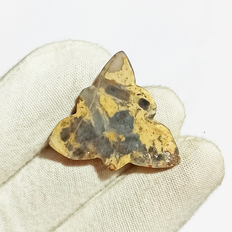 Natural Kawanite Jasper Cabochon Top Grade Designer Kawanite Jasper Gemstone High Quality Fancy Shape 17 Ct 26x29x4mm Loose Gemstone