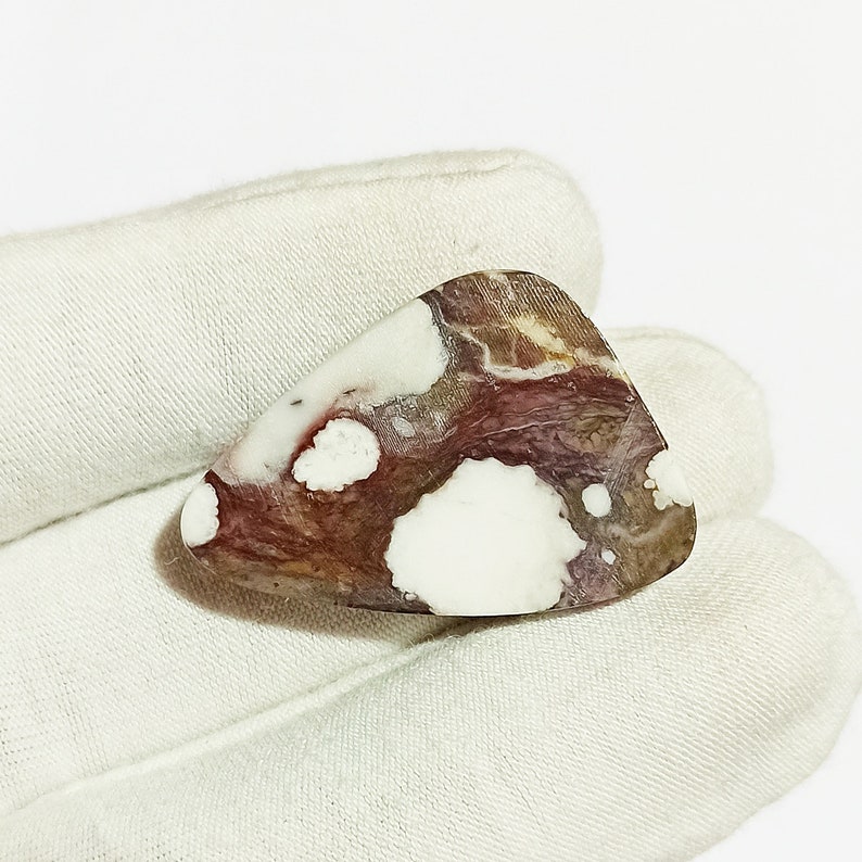 Gorgeous Wild Horse Jasper Cabochon Top Grade Wild Horse Gemstone High Quality Fancy Shape 26.00 Ct 29x20x6 mm Loose Gemstone