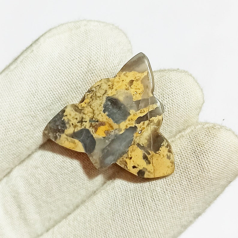 Natural Kawanite Jasper Cabochon Top Grade Designer Kawanite Jasper Gemstone High Quality Fancy Shape 17 Ct 26x29x4mm Loose Gemstone