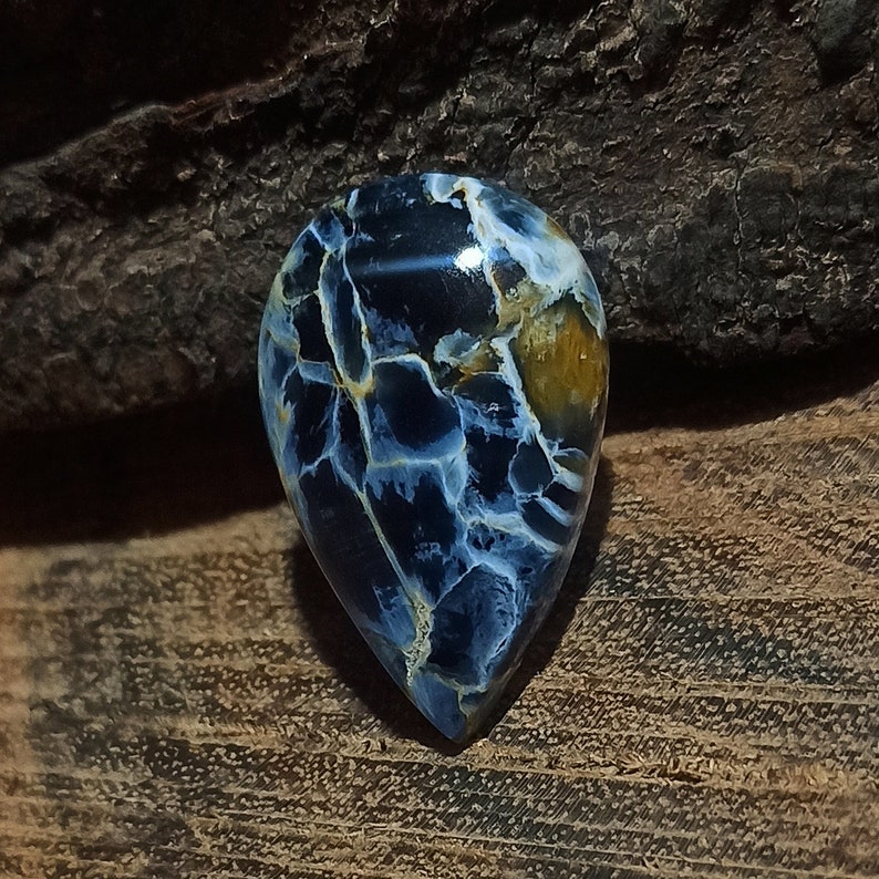 Amazing Pietersite Cabochon AAAA+ Top Grade Pietersite Gemstone Very High Quality Pear Shape 16.00 Ct 27x17x6 mm Loose Gemstone
