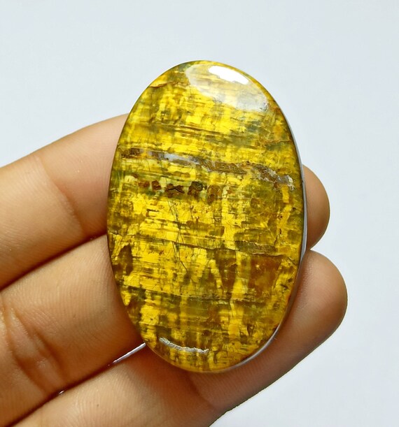 Natural Nellite Cabochon Top Quality Gorgeous Neolite Gemstone Oval Shape 45x29x6mm Loose Gemstone Etsy