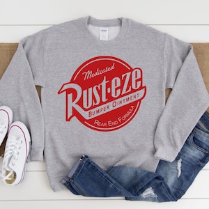 Rusteze Cars Crew Neck Sweater - Disneyland Shirt