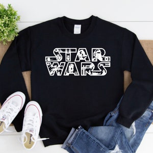 Star Wars Sweater, Disneyland Sweater, Disneyland Crew Neck, Star Wars Crew neck image 1