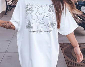 Disney World Parks Shirt, Epcot, Magic Kingdom, Hollywood Studios, Animal Kingdom Shirt, glücklichster Ort der Welt Shirt, Familie Disney Shirts