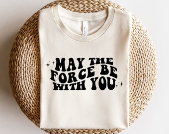 Möge die Macht mit dir sein Shirt - Star Wars Disneyland T-Shirt aus natürlicher Baumwolle