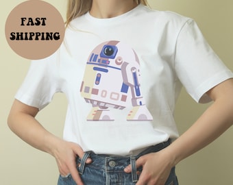 Maglietta R2D2: divertente maglietta con droide di Star Wars, viaggio a Disneyland