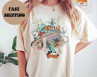 Retro Vintage Epcot Shirt, Disney World Shirt, Disney Parks Shirt, Disney World, Disneyland, Matching Disney Shirts, Family Disney Shirt