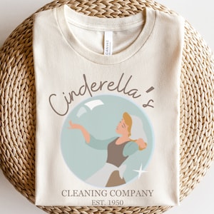 Cinderella&#39;s Cleaning Co. Shirt, Cinderella Slipper Shirt, Glass Slipper Shirt, Disneyland Shirt, Disney World Shirt, Disneyland Shirts