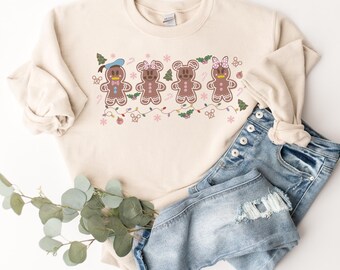 Retro Mickey Shirt, Disney Christmas Shirt, Mickey Minnie Cookie Christmas Shirt, Disney Christmas Party Shirt, Matching Disney xmas, Donald