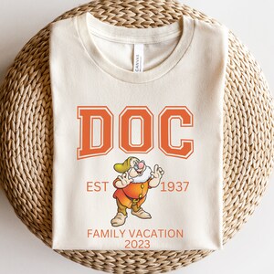 Doc Shirt, Seven Dwarfs Shirt, Disney Shirt, Disneyland Shirt, Disney World Shirt, passende Familie Disney Shirts, Schneewittchen, Grumpy