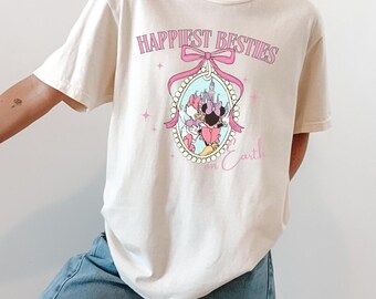 Happiest Besties on Earth Shirt, Minnie Mouse and Daisy Duck Disney Shirt