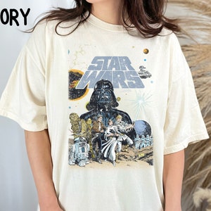 Star Wars Comfort Colors Shirt, Retro Star Wars Shirt, c3po, Birthday Shirt, Matching Disney Tees, Family Matching Disney world Shirts