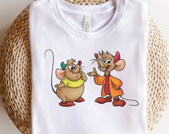 Cinderella Mouse Shirt, Jaq and Gus Gus, Disney Family Tee