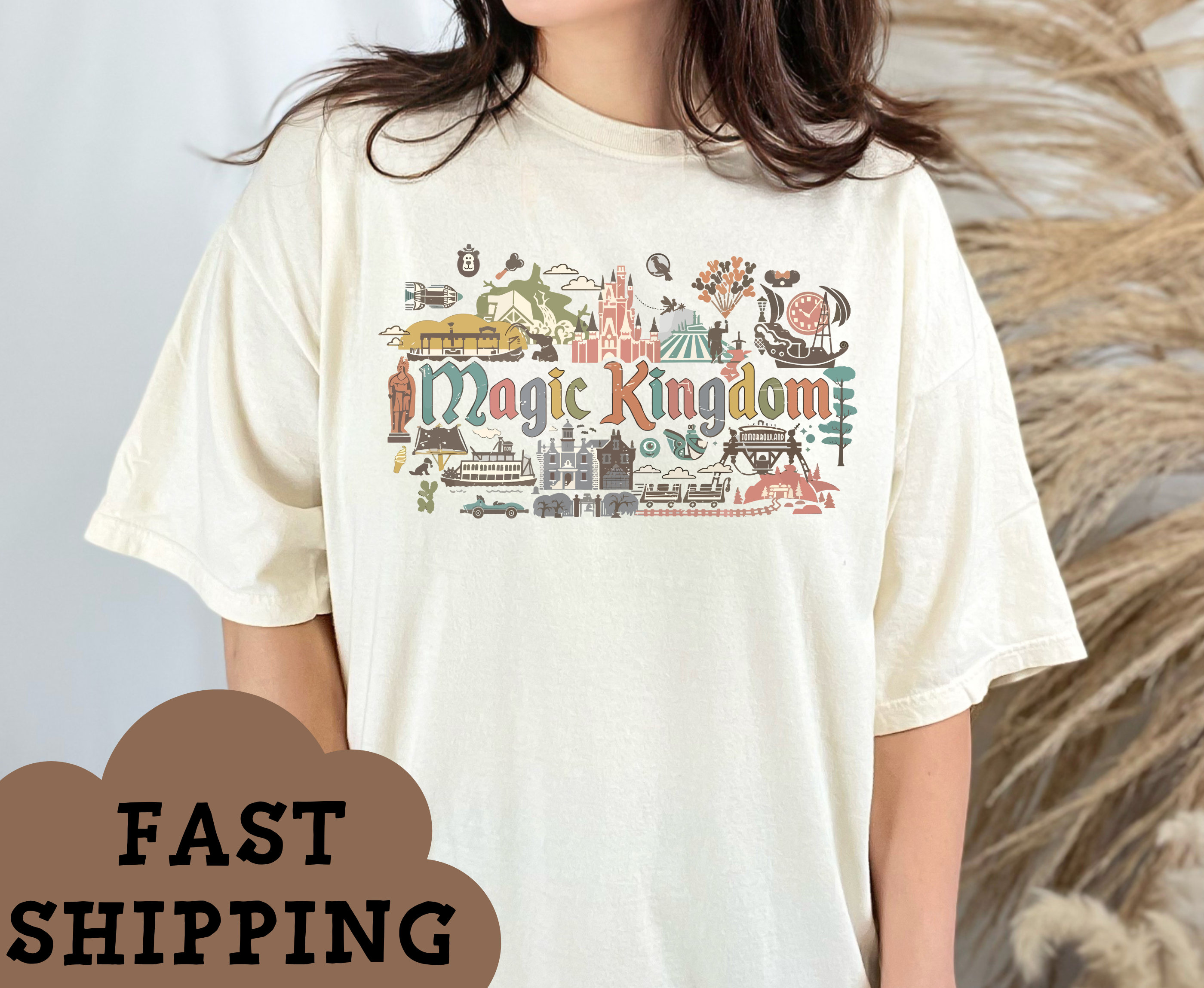 希少 Disney Magic Kingdom Tシャツ Mサイズ il_fullxfull.6092318948_8yve.jpg