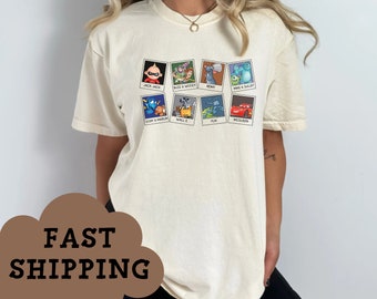 Pixar Fest Comfort Colors Shirt, Disney Polaroid Style