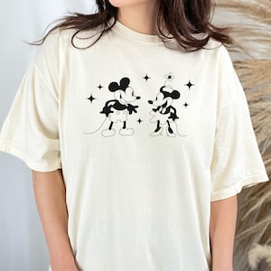Retro Mickey and Minnie Shirt, Couples Disney Shirt, Classic Mickey Mouse, Classic Minnie Mouse, Disney World Shirt, Matching Disney Shirts