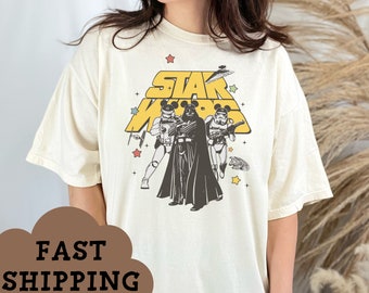 Retro Star Wars Comfort Colors Shirt: Darth Vader Mickey Ears