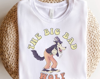 The Big Bad Wolf Shirt, Classic Disney Shirt, Vintage Disney Shirt, Disneyland Shirt, Disney Shirt, Disney World Shirt, Matching Family