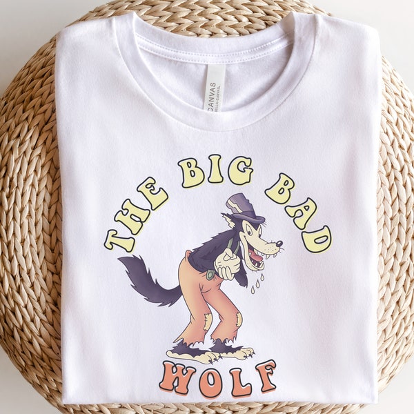 The Big Bad Wolf Shirt, Classic Disney Shirt, Vintage Disney Shirt, Disneyland Shirt, Disney Shirt, Disney World Shirt, Matching Family