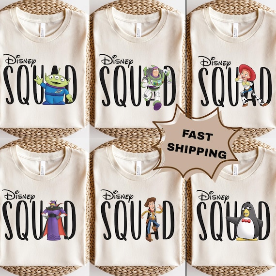 Toy Story Comfort Colors Shirt, Matching Family Disney Shirts, Disney Group Shirts, Toy Story Squad, Hollywood Studios, Woody, Buzz, Jessie