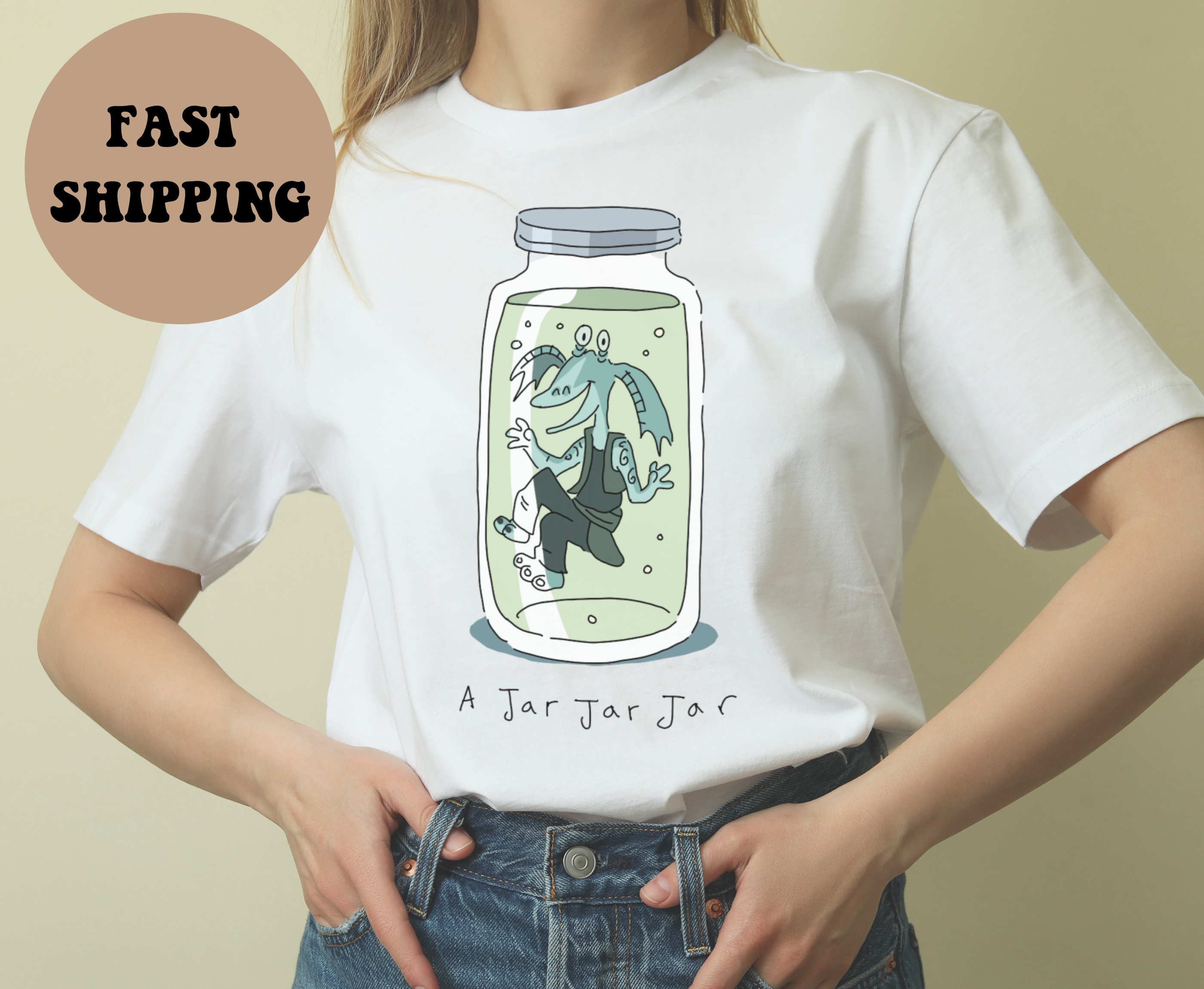 Jar Jar Binks Shirt: Funny Star Wars Tee - Etsy
