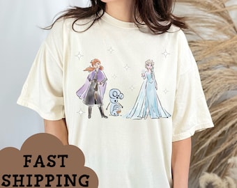 Frozen shirt, Anna en Elsa shirt, shirt Olaf, zussen Disney shirt, Disney World shirt, Epcot shirt, bijpassende familie Disney shirts, Disney